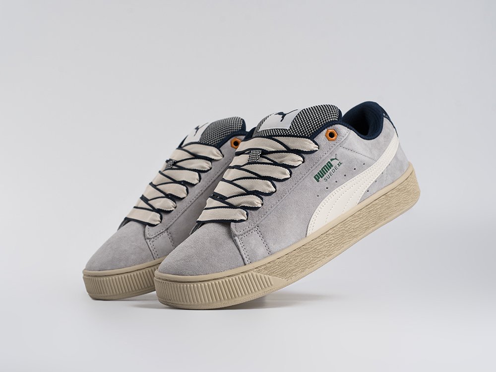 Puma Suede XL серые замша мужские (AR33640) - фото 2 Puma Suede XL серые замша мужские (AR33640) - фото 2