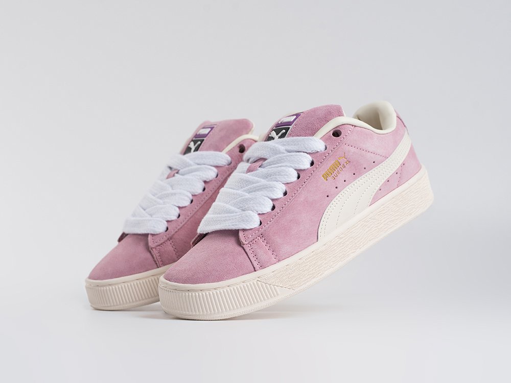 Puma Suede XL WMNS розовые замша женские (AR33643) - фото 2