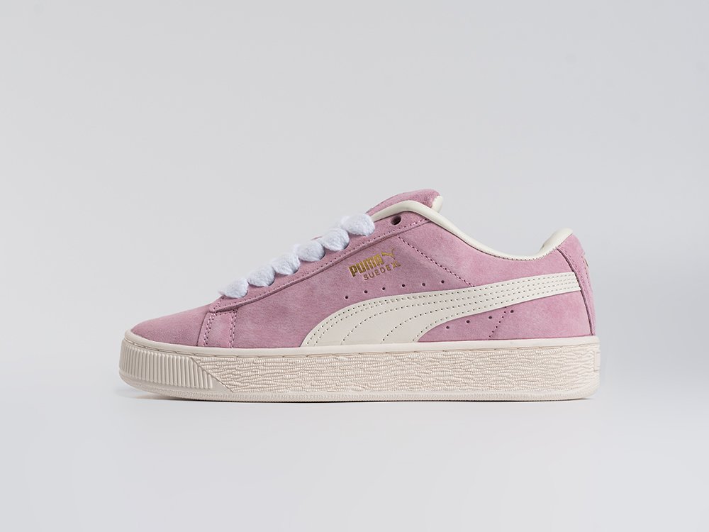 Puma Suede XL WMNS розовые замша женские (AR33643) - фото 1