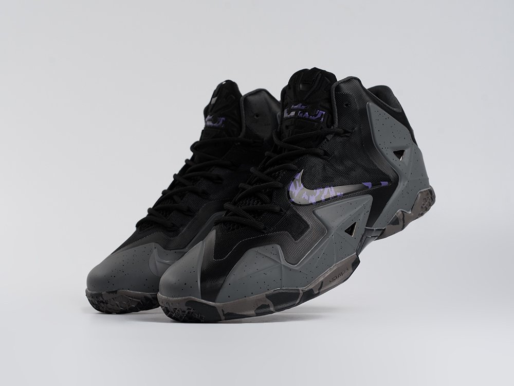 Nike Lebron 11 серые текстиль мужские (AR33652) - фото 2 Nike Lebron 11 серые текстиль мужские (AR33652) - фото 2