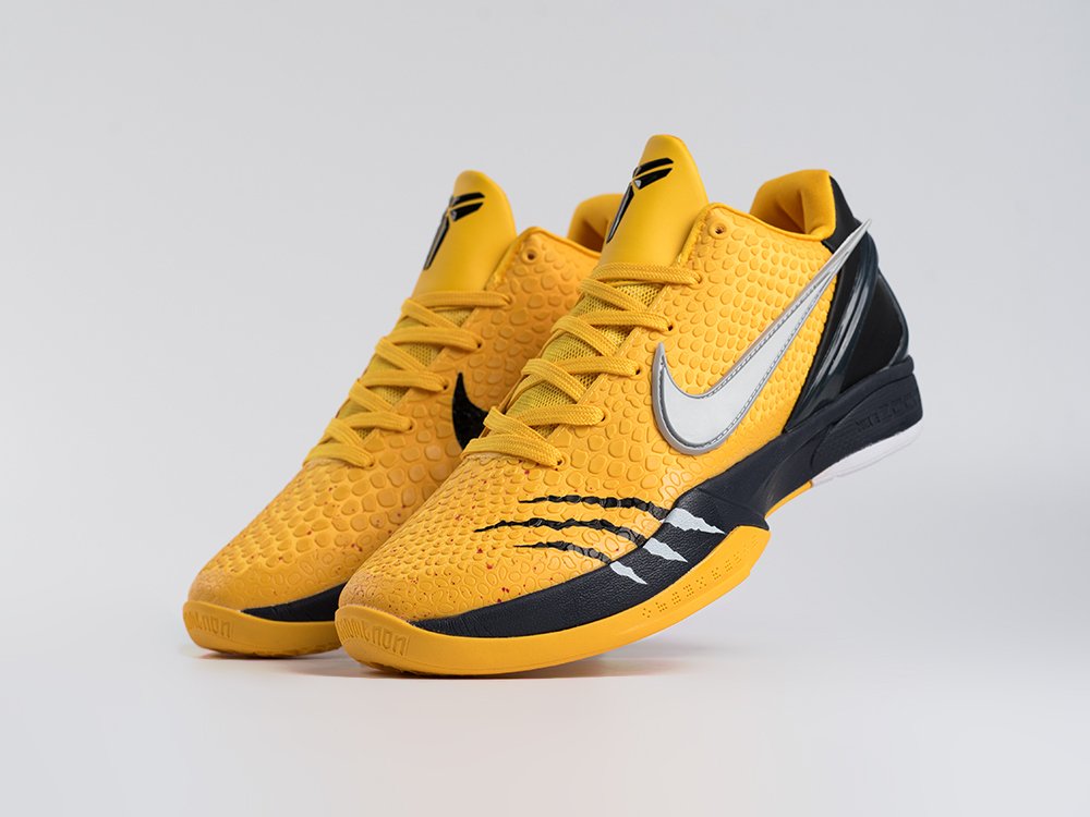 Nike Kobe 6 желтые кожа мужские (AR33662) - фото 2 Nike Kobe 6 желтые кожа мужские (AR33662) - фото 2