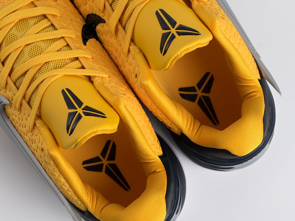 Nike Kobe 6 желтые кожа мужские (AR33662) - фото 5 Nike Kobe 6 желтые кожа мужские (AR33662) - фото 5
