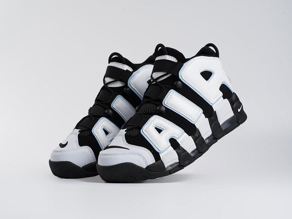 Nike Air More Uptempo черные кожа мужские (AR33688) - фото 2