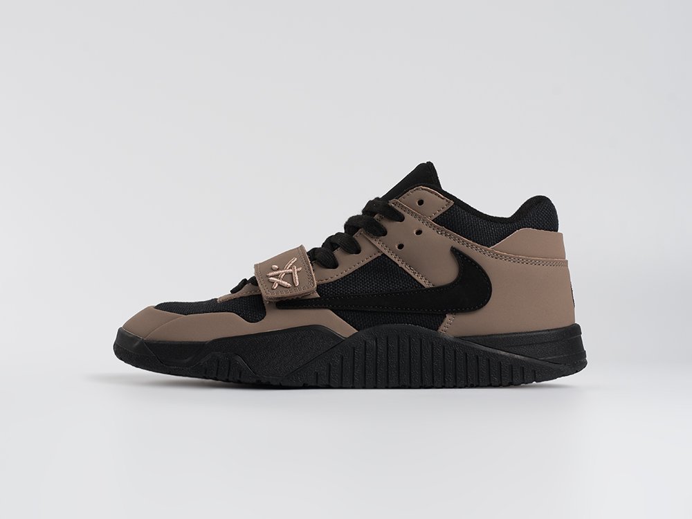 Jordan Jumpman Jack x Travis Scott коричневые кожа мужские (AR33689) - фото 1 Jordan Jumpman Jack x Travis Scott коричневые кожа мужские (AR33689) - фото 1