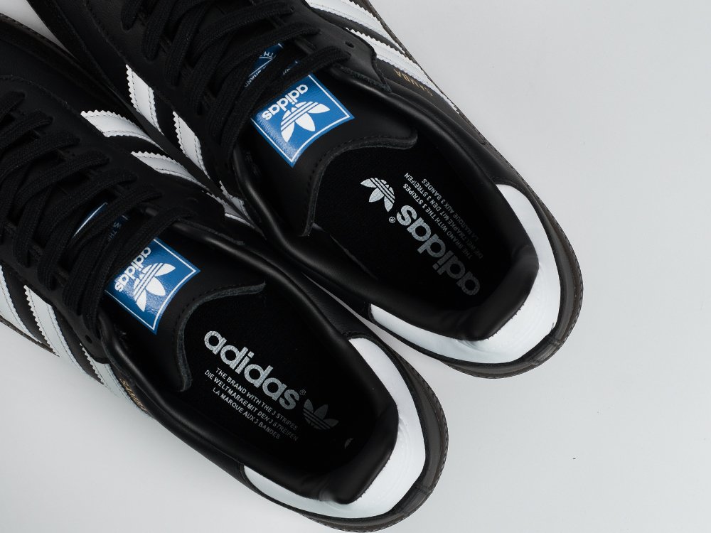 Adidas Samba OG черные кожа мужские (AR33695) - фото 5 Adidas Samba OG черные кожа мужские (AR33695) - фото 5