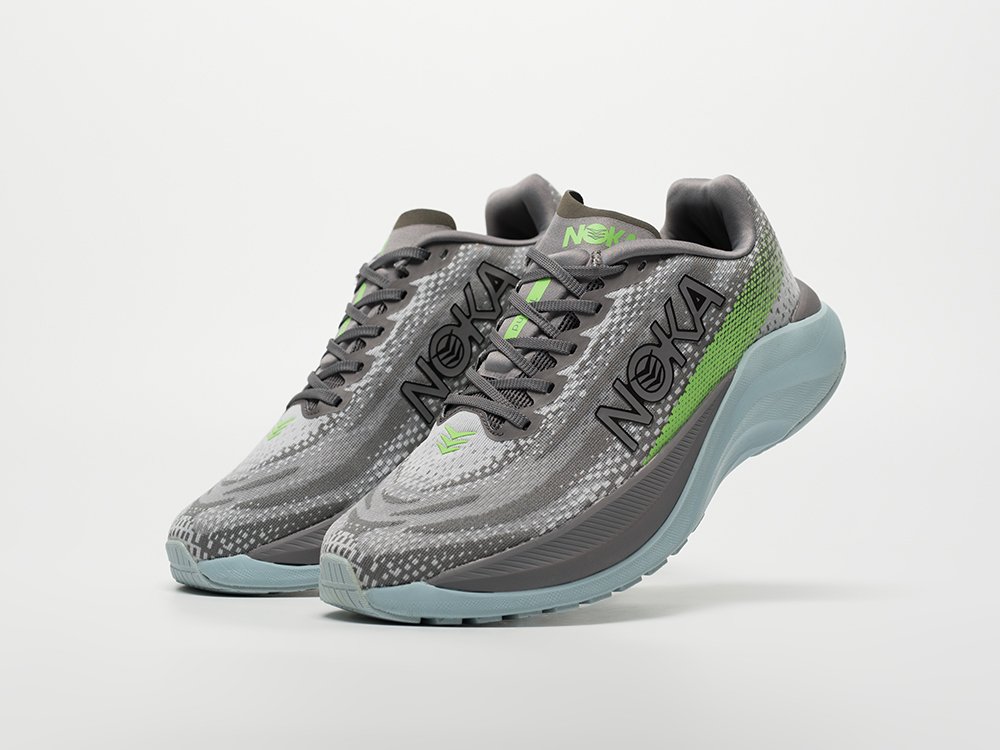 Hoka Mach X серые текстиль мужские (AR33751) - фото 2 Hoka Mach X серые текстиль мужские (AR33751) - фото 2