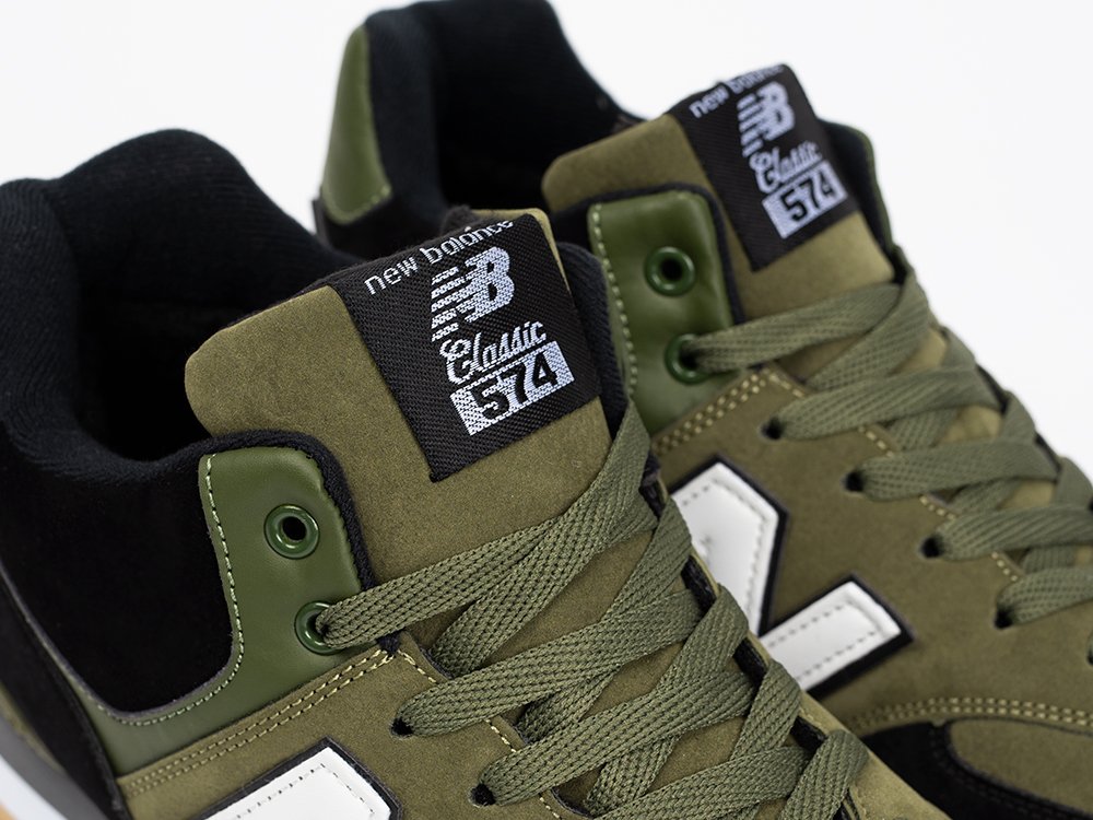 New Balance 574 Mid зеленые замша мужские (AR33753) - фото 7 New Balance 574 Mid зеленые замша мужские (AR33753) - фото 7