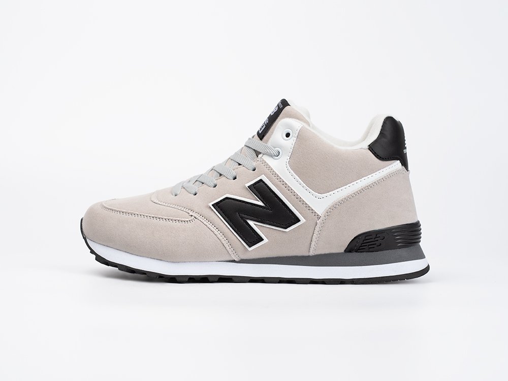 New Balance 574 Mid бежевые замша мужские (AR33754) - фото 1 New Balance 574 Mid бежевые замша мужские (AR33754) - фото 1