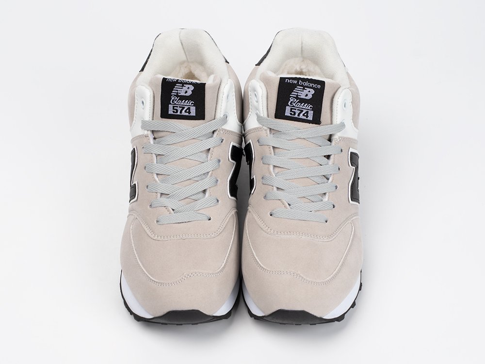 New Balance 574 Mid бежевые замша мужские (AR33754) - фото 6 New Balance 574 Mid бежевые замша мужские (AR33754) - фото 6