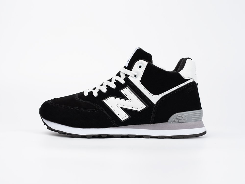 New Balance 574 Mid черные замша мужские (AR33755) - фото 1