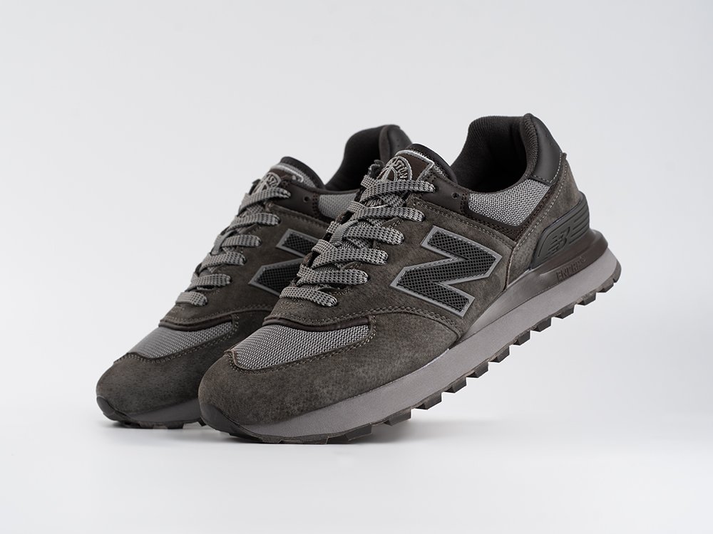 New Balance 574 серые замша мужские (AR33804) - фото 2 New Balance 574 серые замша мужские (AR33804) - фото 2