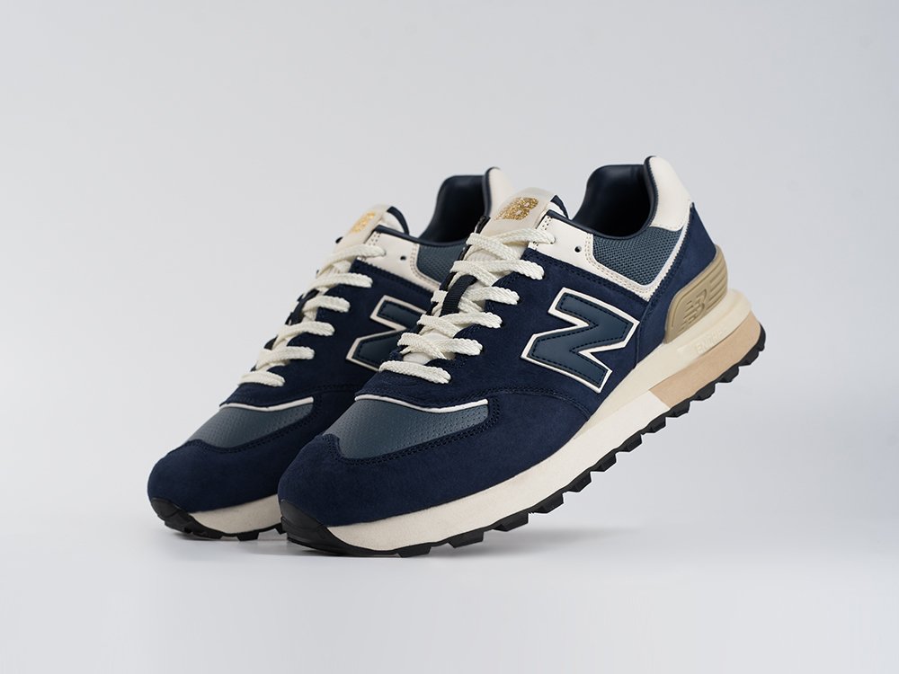 New Balance 574 синие замша мужские (AR33807) - фото 2 New Balance 574 синие замша мужские (AR33807) - фото 2