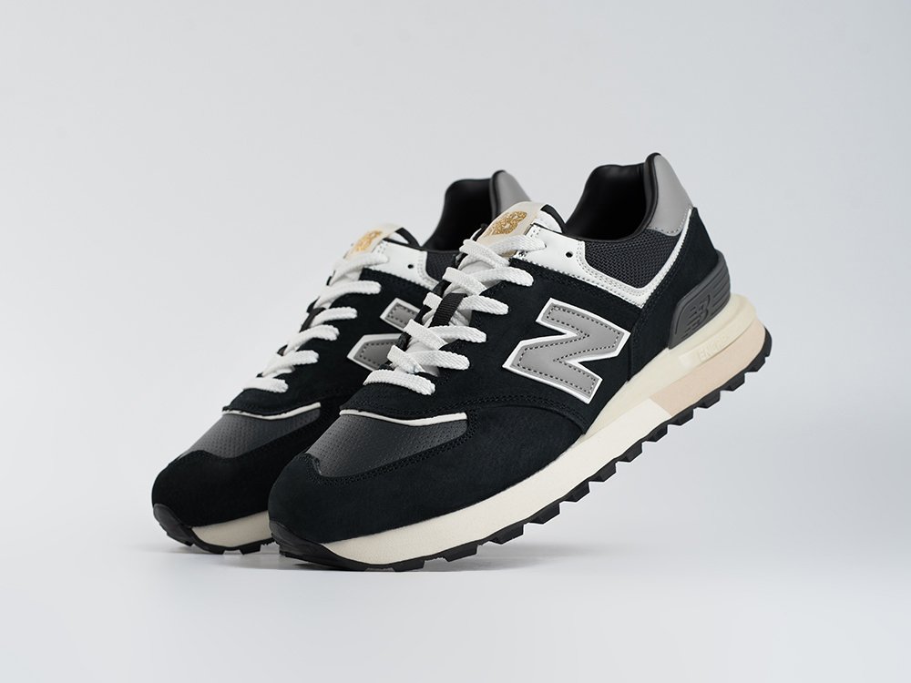 New Balance 574 черные замша мужские (AR33808) - фото 2 New Balance 574 черные замша мужские (AR33808) - фото 2