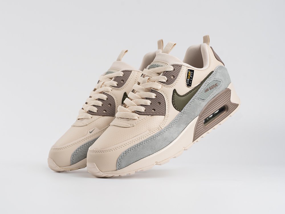 Nike Air Max 90 WMNS бежевые текстиль женские (AR33816) - фото 2