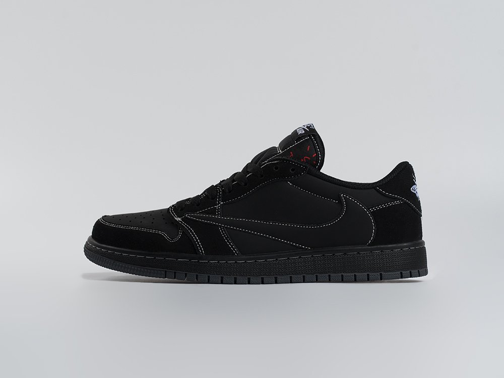 Nike Air Jordan 1 Low x Travis Scott черные кожа мужские (AR33868) - фото 1 Nike Air Jordan 1 Low x Travis Scott черные кожа мужские (AR33868) - фото 1