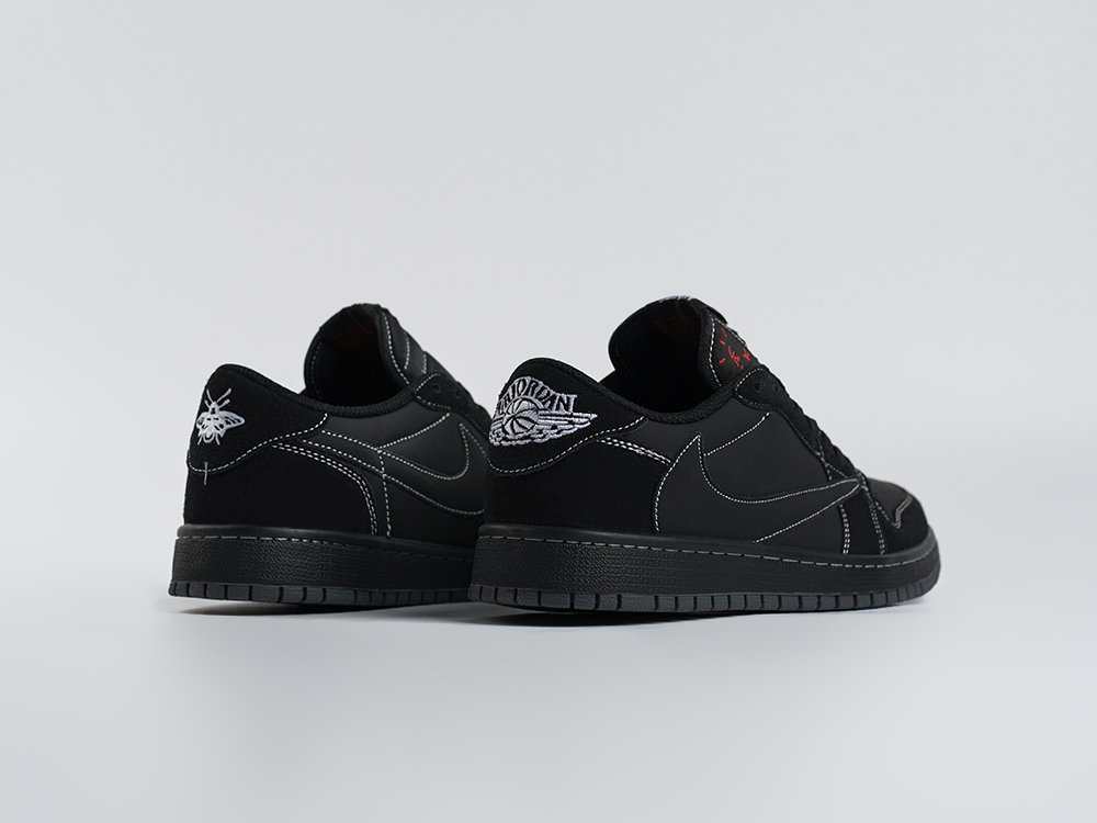 Nike Air Jordan 1 Low x Travis Scott черные кожа мужские (AR33868) - фото 3 Nike Air Jordan 1 Low x Travis Scott черные кожа мужские (AR33868) - фото 3