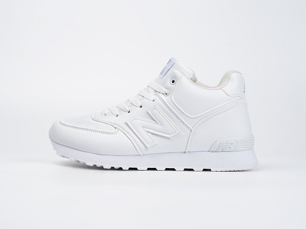 New Balance 574 Mid белые кожа мужские (AR33870) - фото 1 New Balance 574 Mid белые кожа мужские (AR33870) - фото 1