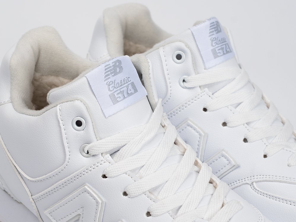 New Balance 574 Mid белые кожа мужские (AR33870) - фото 7 New Balance 574 Mid белые кожа мужские (AR33870) - фото 7