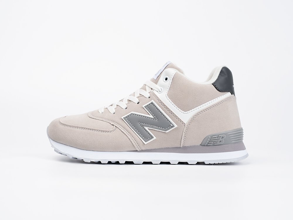 New Balance 574 Mid бежевые замша мужские (AR33871) - фото 1 New Balance 574 Mid бежевые замша мужские (AR33871) - фото 1