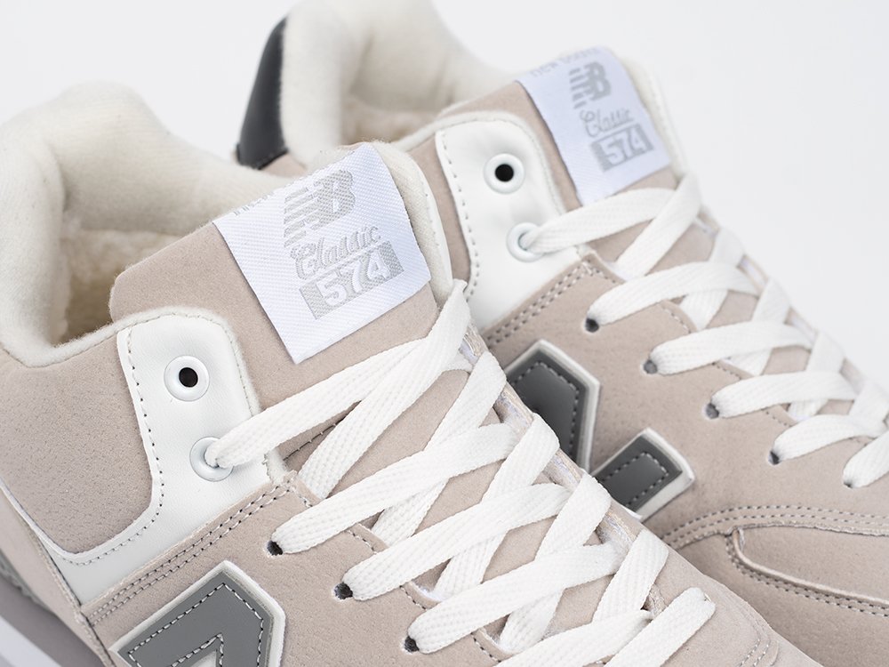 New Balance 574 Mid бежевые замша мужские (AR33871) - фото 7 New Balance 574 Mid бежевые замша мужские (AR33871) - фото 7