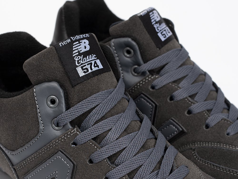 New Balance 574 Mid серые замша мужские (AR33872) - фото 7 New Balance 574 Mid серые замша мужские (AR33872) - фото 7