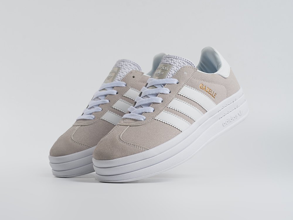 Adidas Gazelle Bold WMNS бежевые замша женские (AR33881) - фото 2 Adidas Gazelle Bold WMNS бежевые замша женские (AR33881) - фото 2