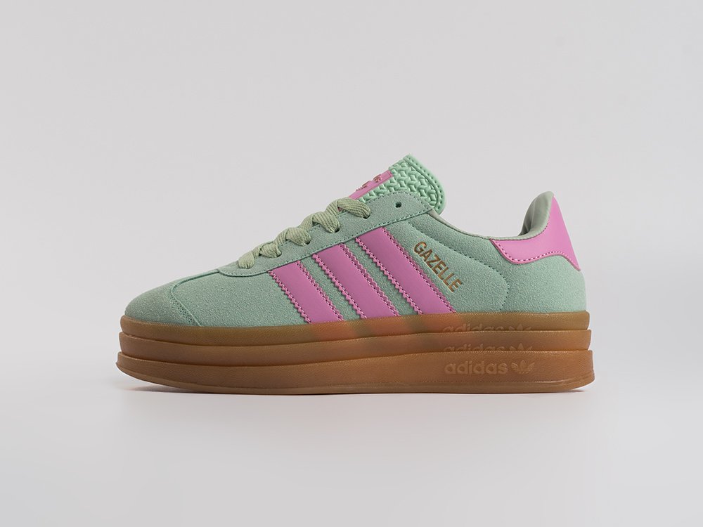 Adidas Gazelle Bold WMNS зеленые замша женские (AR33882) - фото 1 Adidas Gazelle Bold WMNS зеленые замша женские (AR33882) - фото 1