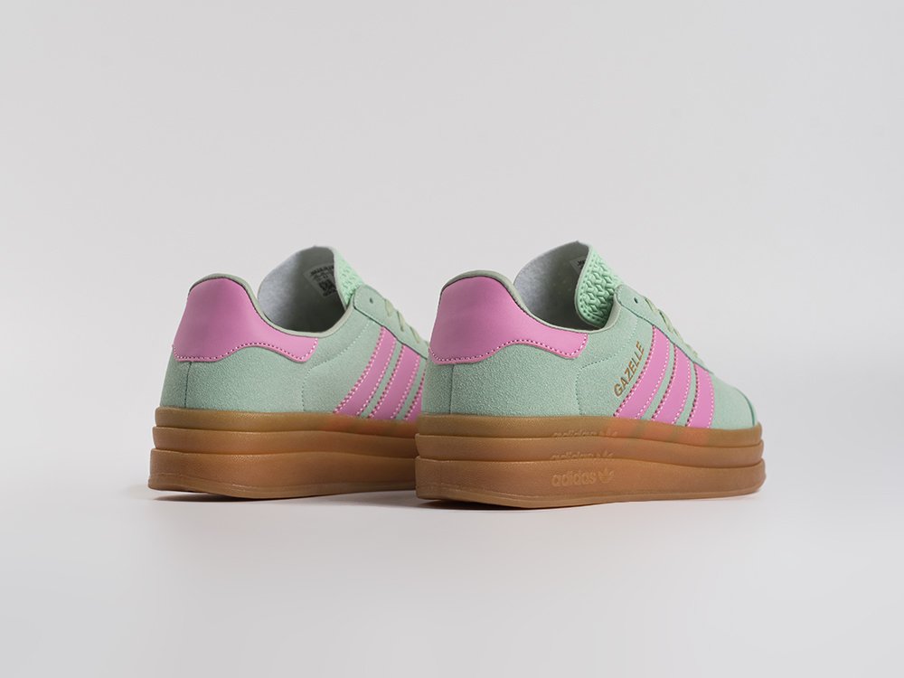 Adidas Gazelle Bold WMNS зеленые замша женские (AR33882) - фото 3 Adidas Gazelle Bold WMNS зеленые замша женские (AR33882) - фото 3