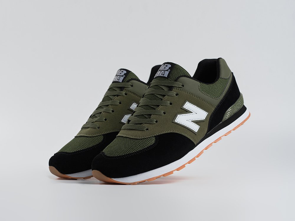 New Balance 574 зеленые замша мужские (AR33905) - фото 2 New Balance 574 зеленые замша мужские (AR33905) - фото 2