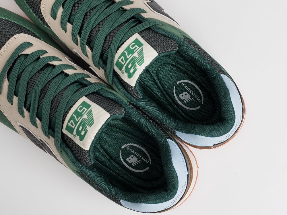 New Balance 574 зеленые замша мужские (AR33928) - фото 5 New Balance 574 зеленые замша мужские (AR33928) - фото 5