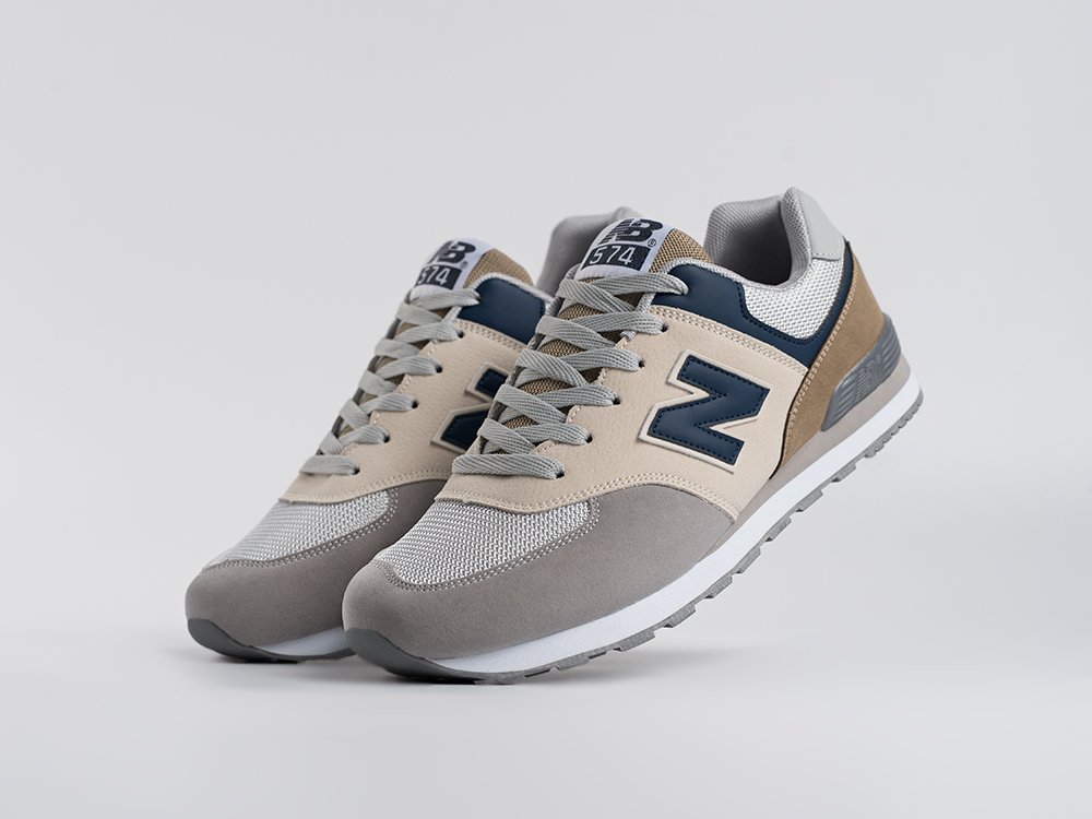 New Balance 574 серые замша мужские (AR33929) - фото 2 New Balance 574 серые замша мужские (AR33929) - фото 2