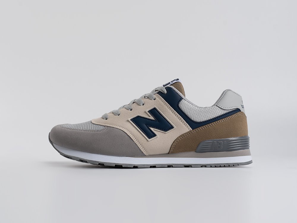 New Balance 574 серые замша мужские (AR33929) - фото 1 New Balance 574 серые замша мужские (AR33929) - фото 1