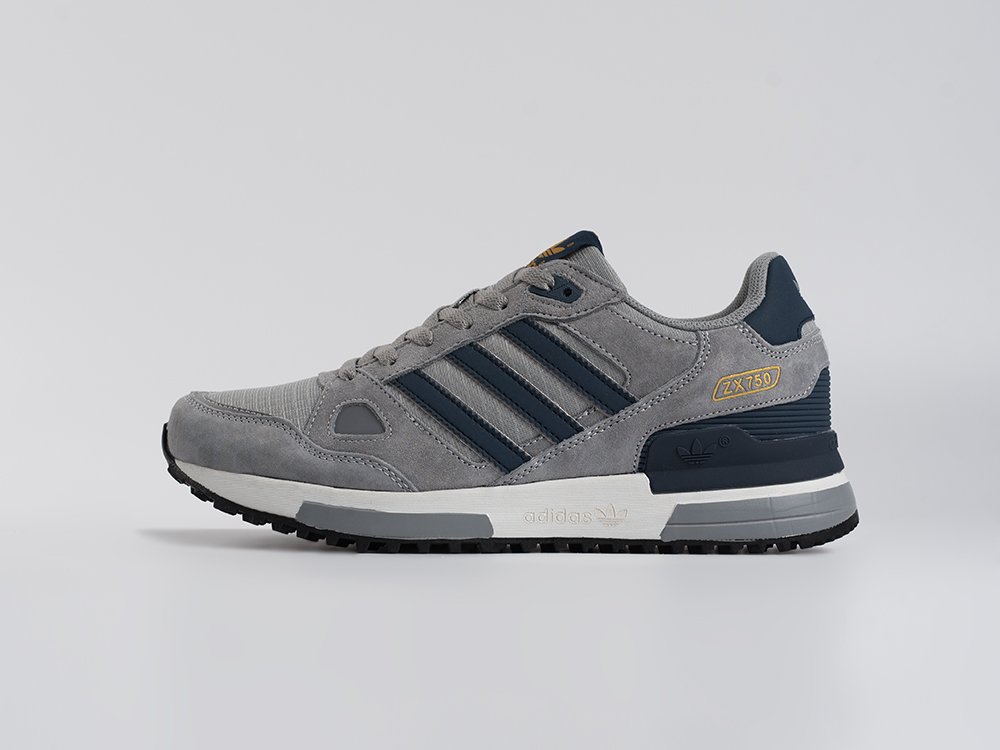 Adidas ZX 750 серые замша мужские (AR33976) - фото 1 Adidas ZX 750 серые замша мужские (AR33976) - фото 1