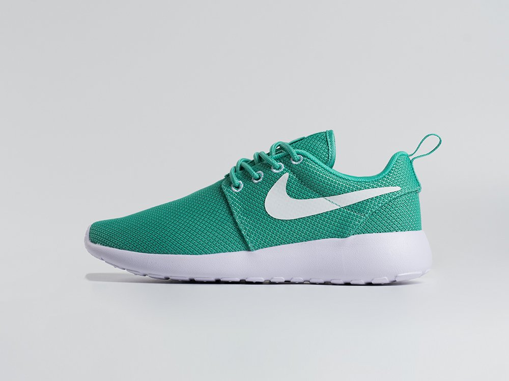 Nike Roshe Run WMNS зеленые текстиль женские (AR33989) - фото 1 Nike Roshe Run WMNS зеленые текстиль женские (AR33989) - фото 1