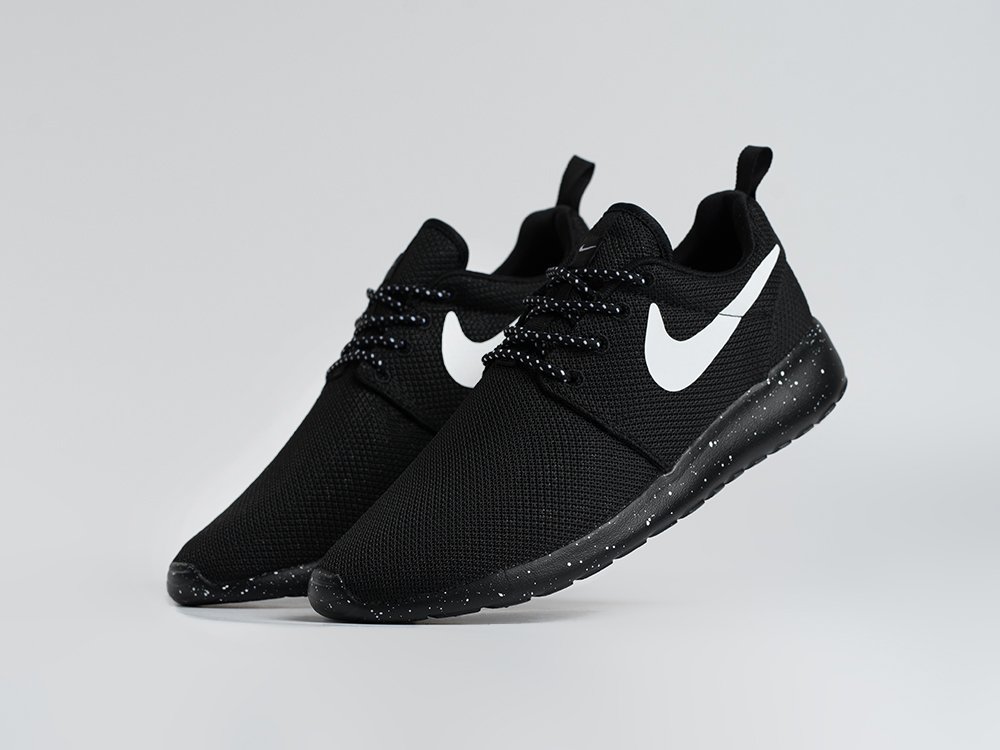 Nike Roshe Run черные текстиль мужские (AR33992) - фото 2 Nike Roshe Run черные текстиль мужские (AR33992) - фото 2