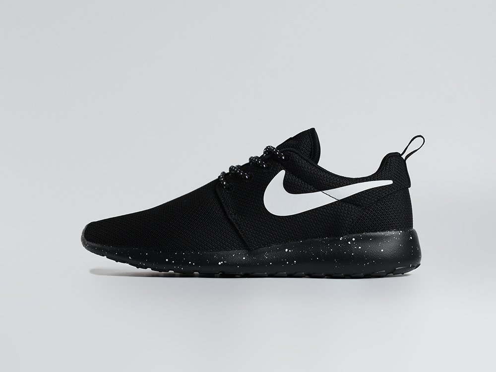 Nike Roshe Run черные текстиль мужские (AR33992) - фото 1 Nike Roshe Run черные текстиль мужские (AR33992) - фото 1