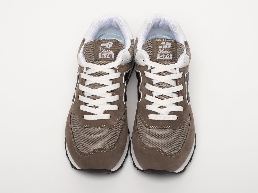 New Balance 574 коричневые замша мужские (AR33993) - фото 4 New Balance 574 коричневые замша мужские (AR33993) - фото 4
