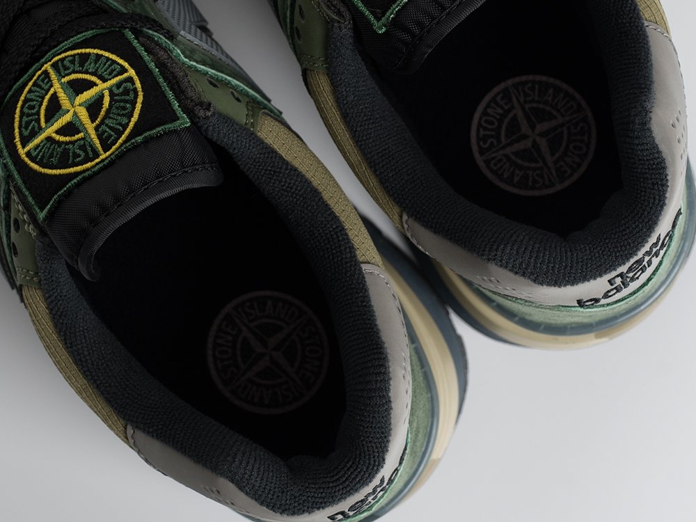 New Balance 574 x Stone Island зеленые замша мужские (AR33995) - фото 5 New Balance 574 x Stone Island зеленые замша мужские (AR33995) - фото 5