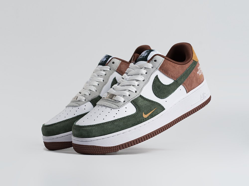 Nike Air Force 1 Low x Gucci x The North Face белые кожа мужские (AR34000) - фото 2 Nike Air Force 1 Low x Gucci x The North Face белые кожа мужские (AR34000) - фото 2