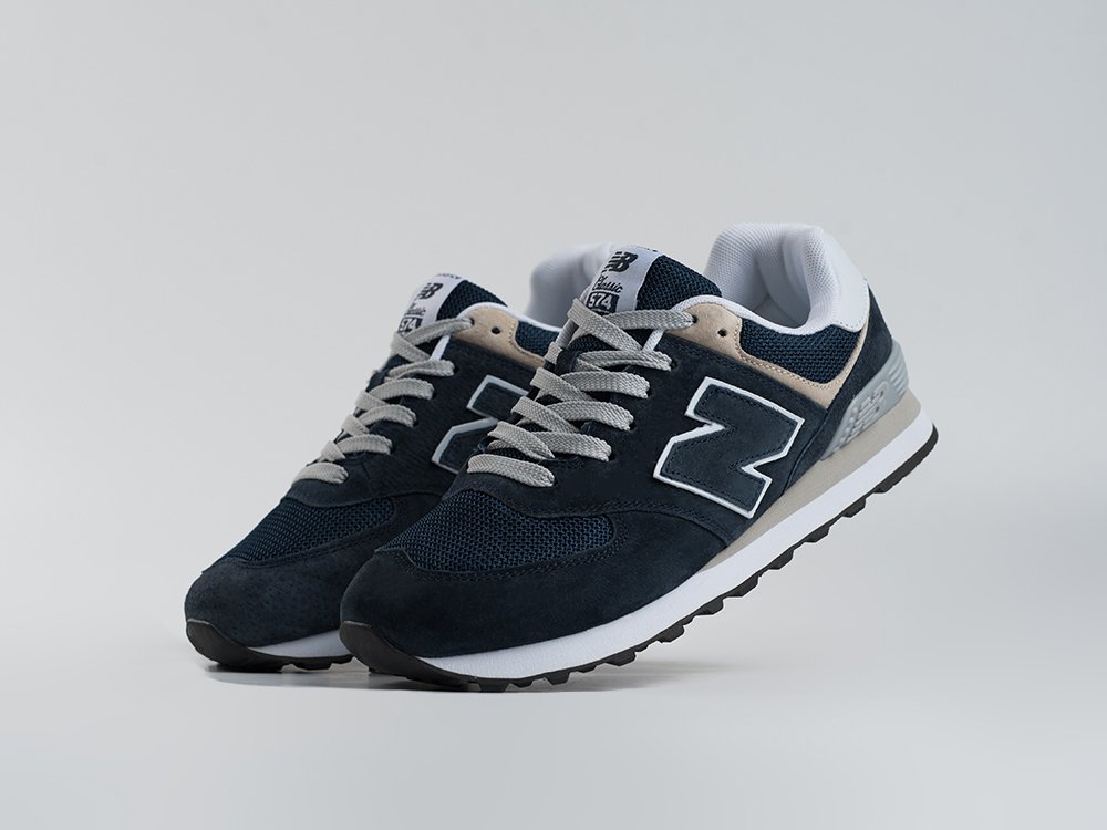 New Balance 574 синие замша мужские (AR34015) - фото 2 New Balance 574 синие замша мужские (AR34015) - фото 2