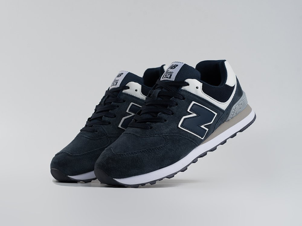 New Balance 574 синие замша мужские (AR34017) - фото 2 New Balance 574 синие замша мужские (AR34017) - фото 2