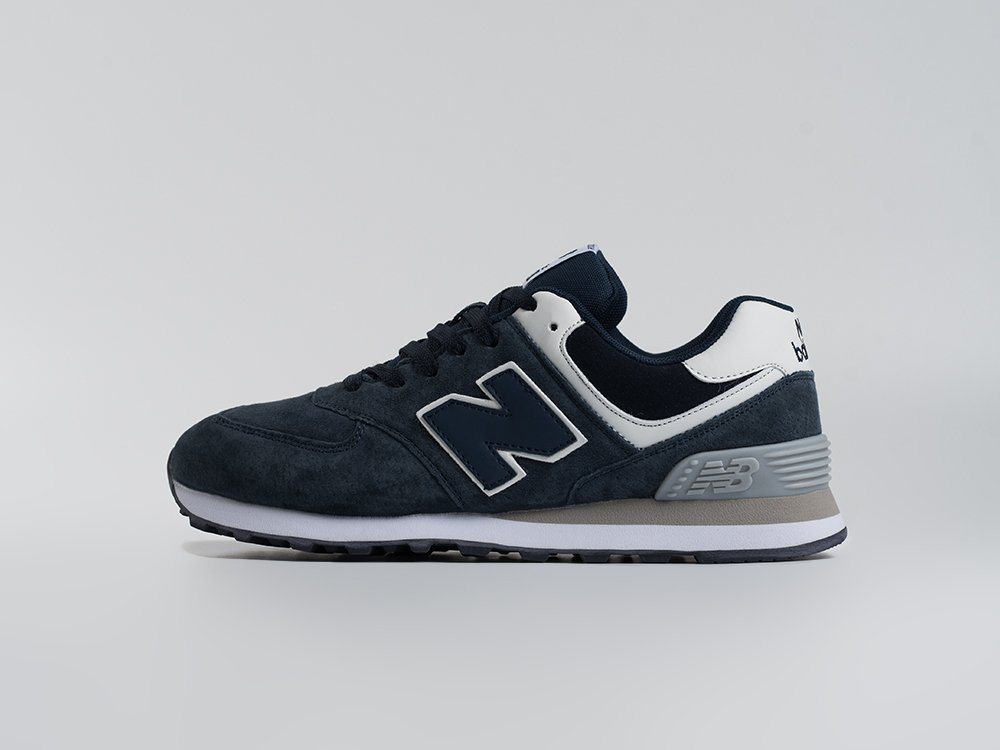 New Balance 574 синие замша мужские (AR34017) - фото 1 New Balance 574 синие замша мужские (AR34017) - фото 1