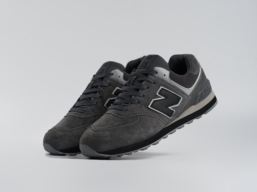 New Balance 574 серые замша мужские (AR34020) - фото 2 New Balance 574 серые замша мужские (AR34020) - фото 2