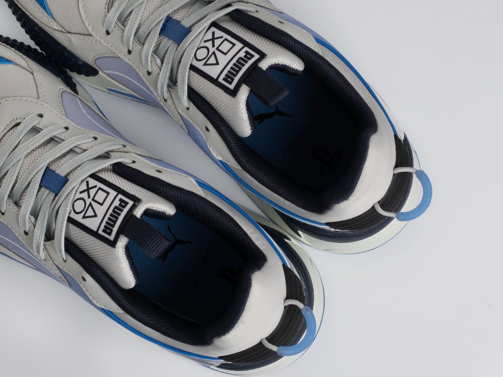 Puma RS-X x PlayStation серые кожа мужские (AR34053) - фото 5