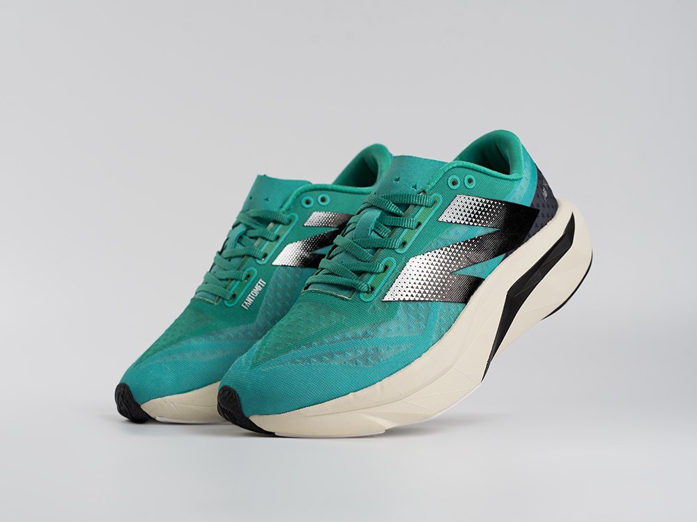 New Balance FuelCell Rebel V4 зеленые текстиль мужские (AR34059) - фото 2