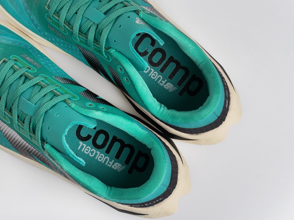 New Balance FuelCell Rebel V4 зеленые текстиль мужские (AR34059) - фото 5
