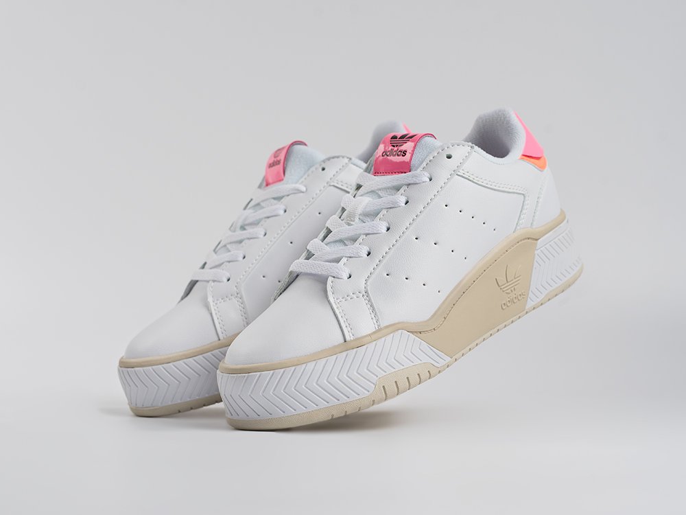 Adidas Court Tourino Bold WMNS белые кожа женские (AR34068) - фото 2
