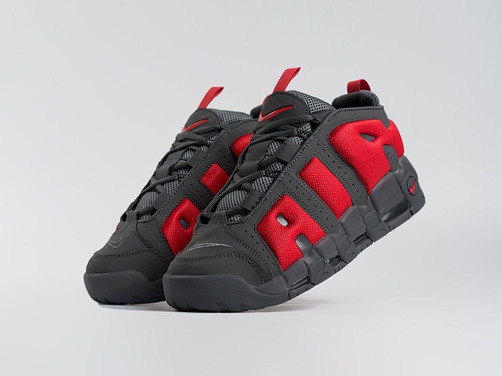 Nike Air More Uptempo Low черные кожа мужские (AR34086) - фото 2 Nike Air More Uptempo Low черные кожа мужские (AR34086) - фото 2
