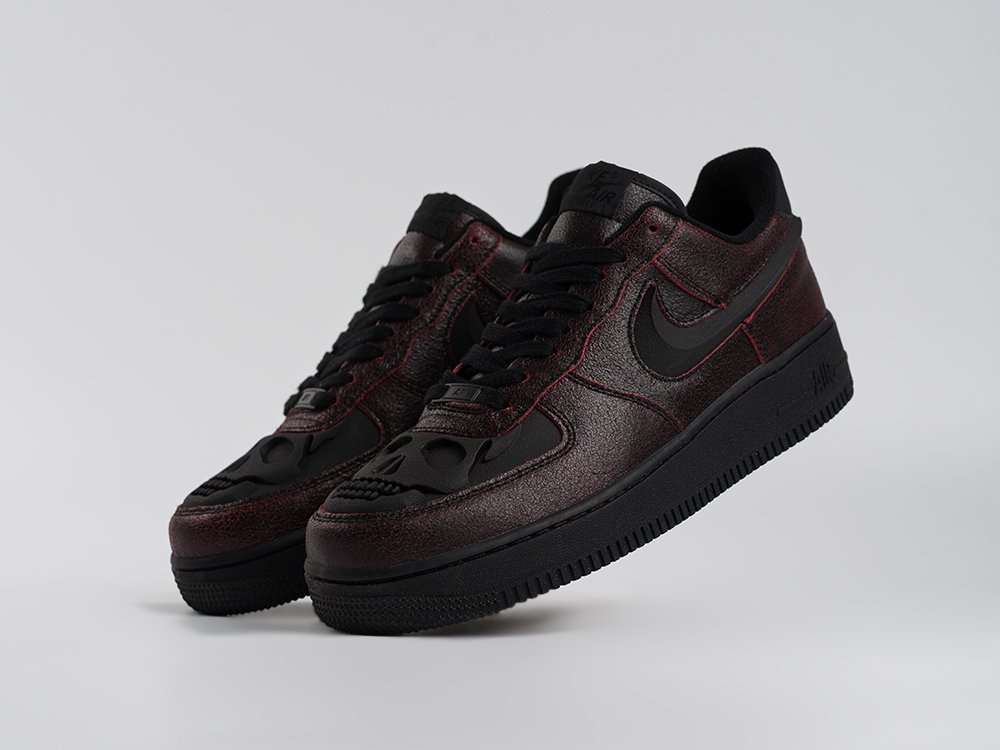 Nike Air Force 1 Low Halloween Skull коричневые кожа мужские (AR34088) - фото 2 Nike Air Force 1 Low Halloween Skull коричневые кожа мужские (AR34088) - фото 2