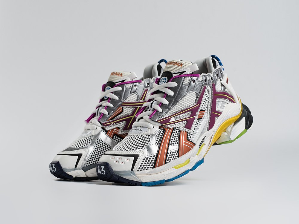 Balenciaga Runner белые кожа мужские (AR34092) - фото 2 Balenciaga Runner белые кожа мужские (AR34092) - фото 2